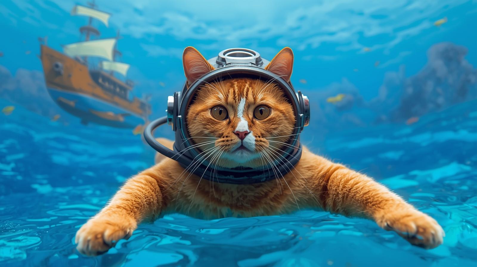 diving centre cat colony