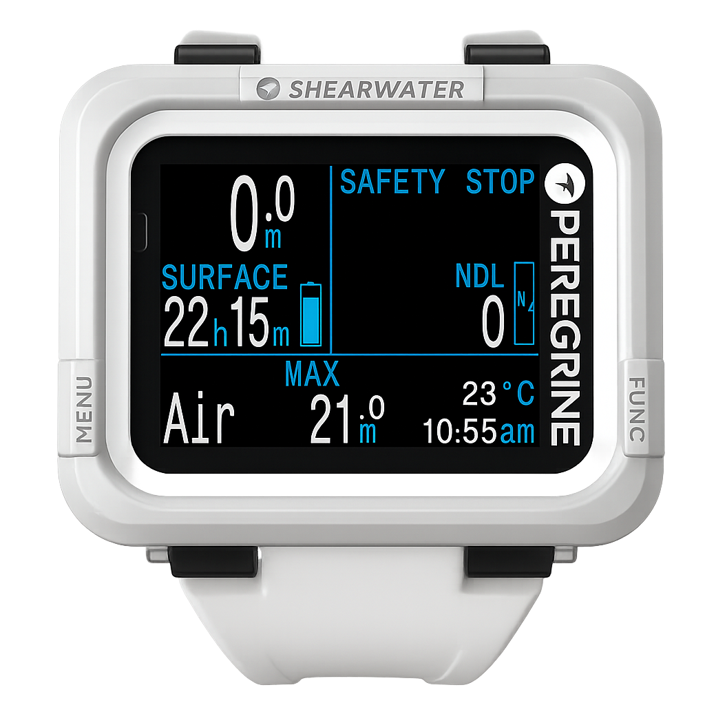 shearwater peregrine adventures diving computer for recreational diving